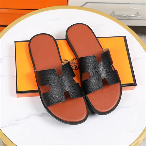 hermès slippers heren zwart|hermes summer slippers.